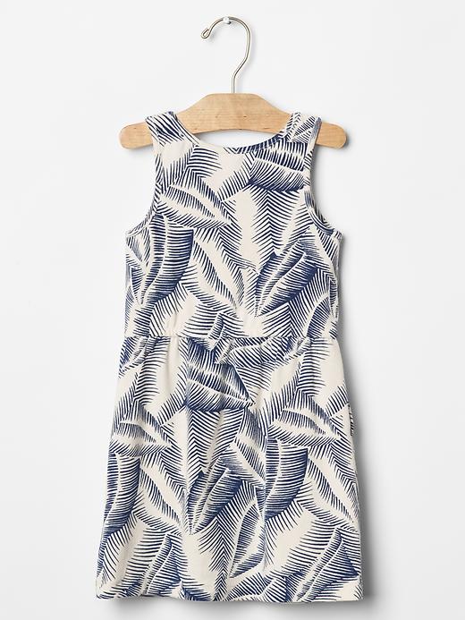 2 of 8 showing, with the color snow cap of product Tropical leaf tank dress