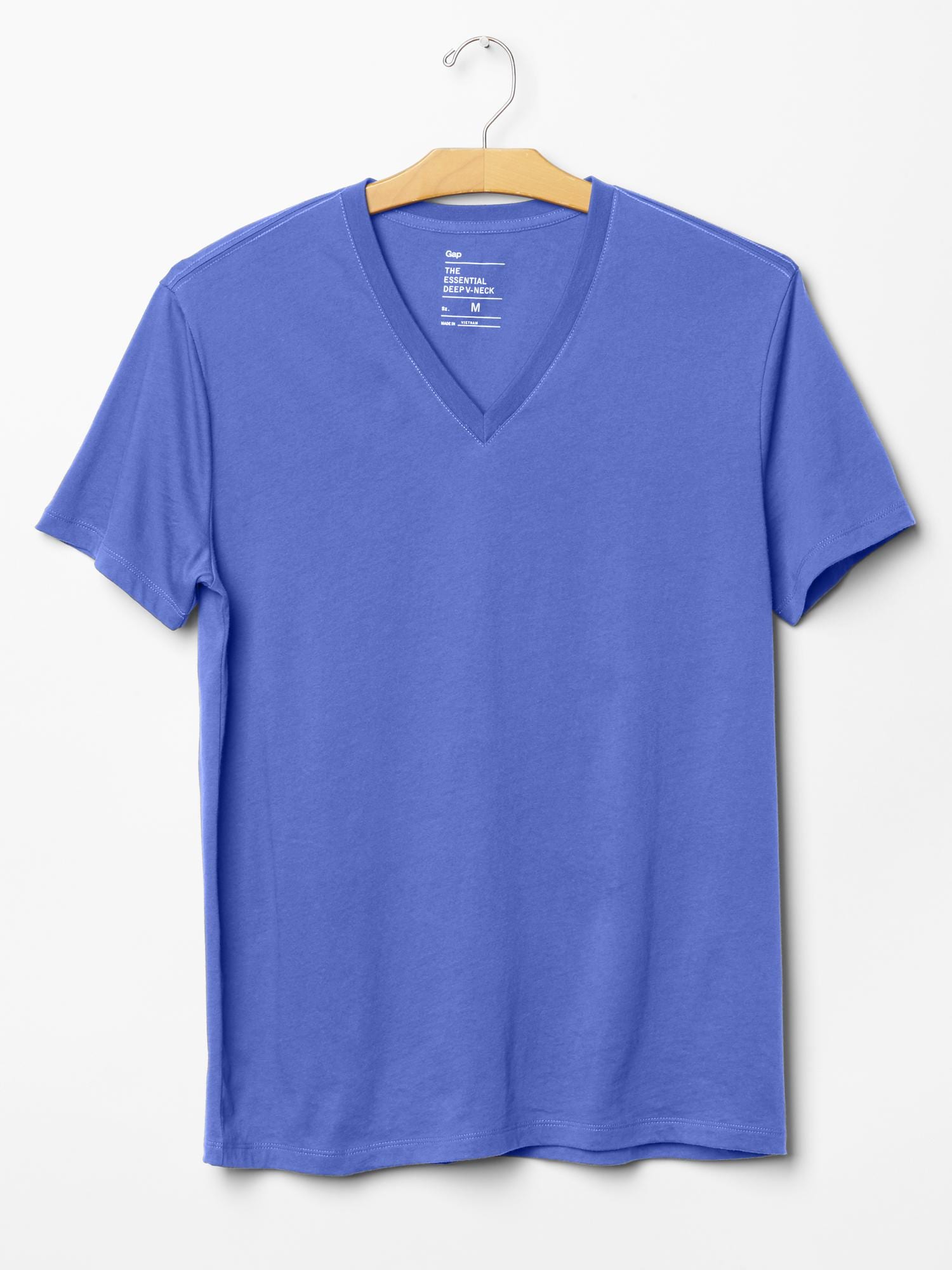 Essential deep V neck t shirt Gap