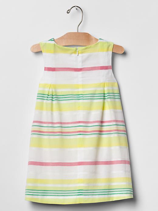 2 of 8 showing, with the color multi stripe of product Dobby stripe dress