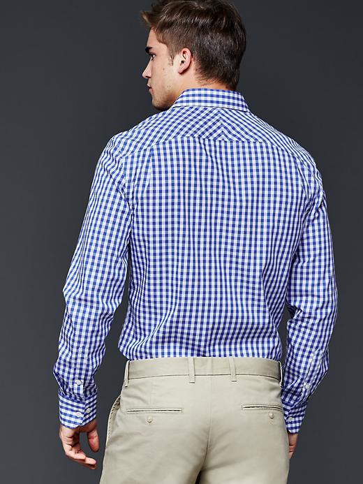 Image number 2 showing, Wrinkle-resistant gingham shirt