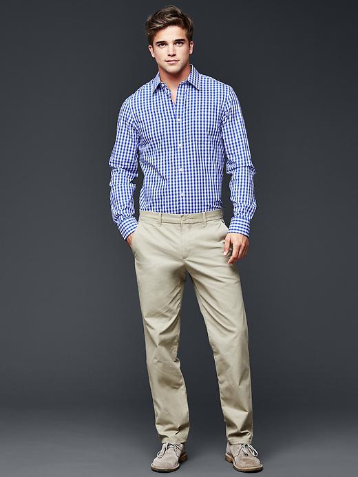 Image number 3 showing, Wrinkle-resistant gingham shirt