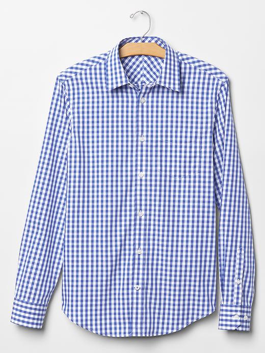 Image number 4 showing, Wrinkle-resistant gingham shirt
