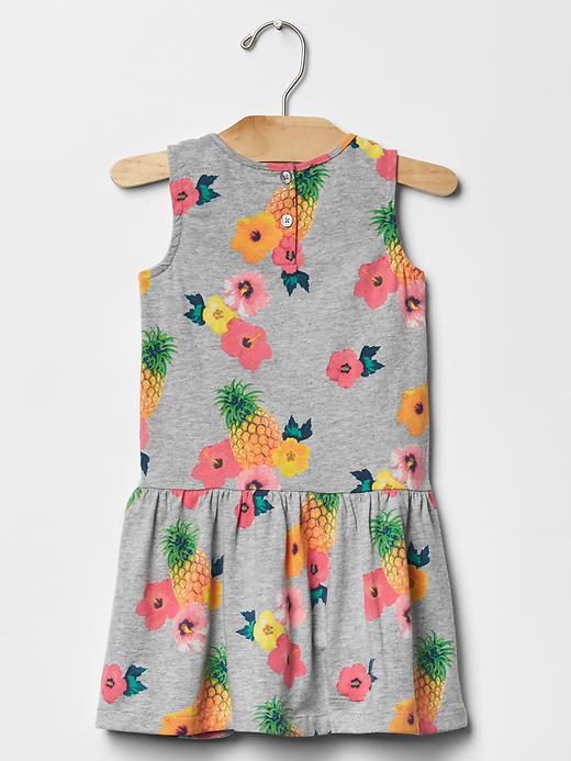 Printed jersey dress