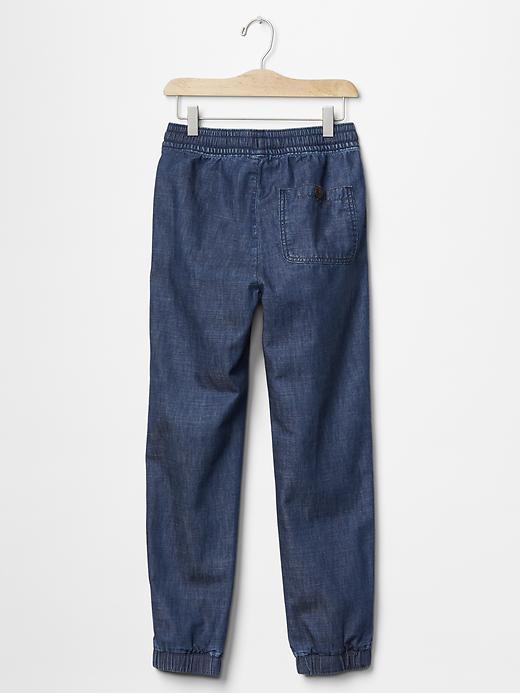 Image number 2 showing, Indigo denim joggers