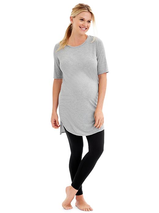 Image number 3 showing, Maternity Sleep T-Shirt in Modal