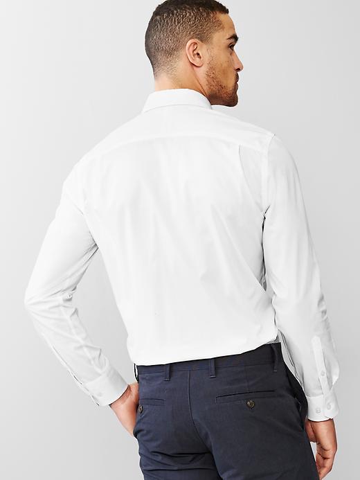 2 of 8 showing, with the color optic white of product Wrinkle-resistant solid shirt