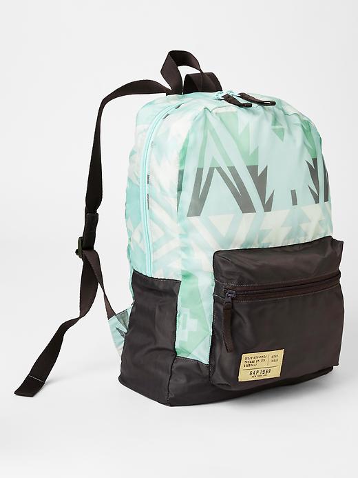 1 of 8 showing, with the color soft black of product Packable backpack