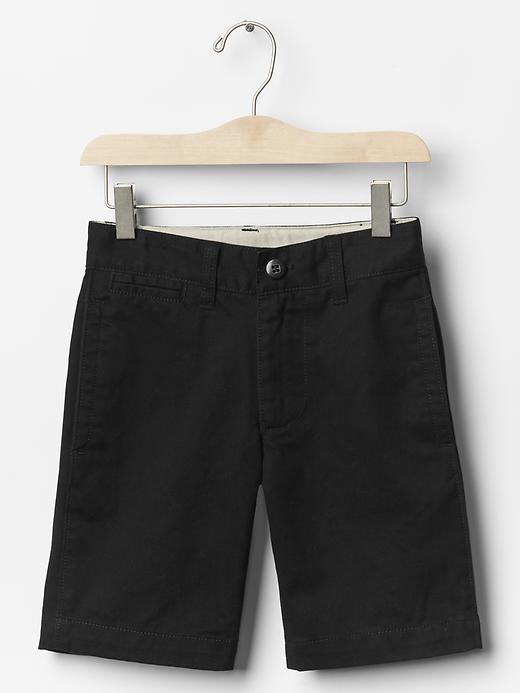1 of 8 showing, with the color true black of product Khaki Shorts with GapShield
