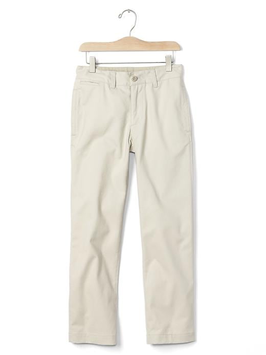 1 of 8 showing, with the color fresh praline of product GapShield classic relaxed khakis