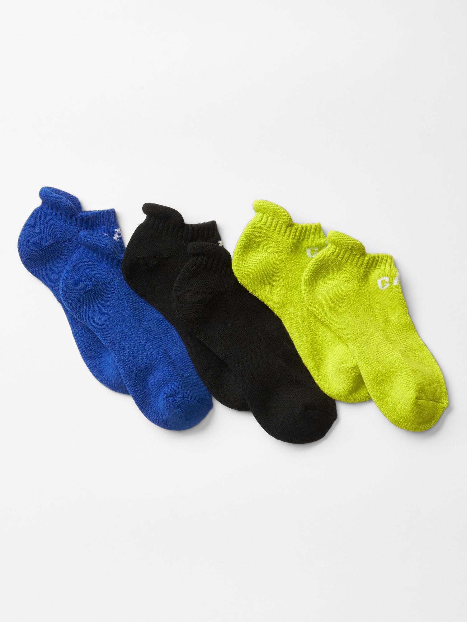 Logo coolmax ankle socks (3pack) Gap