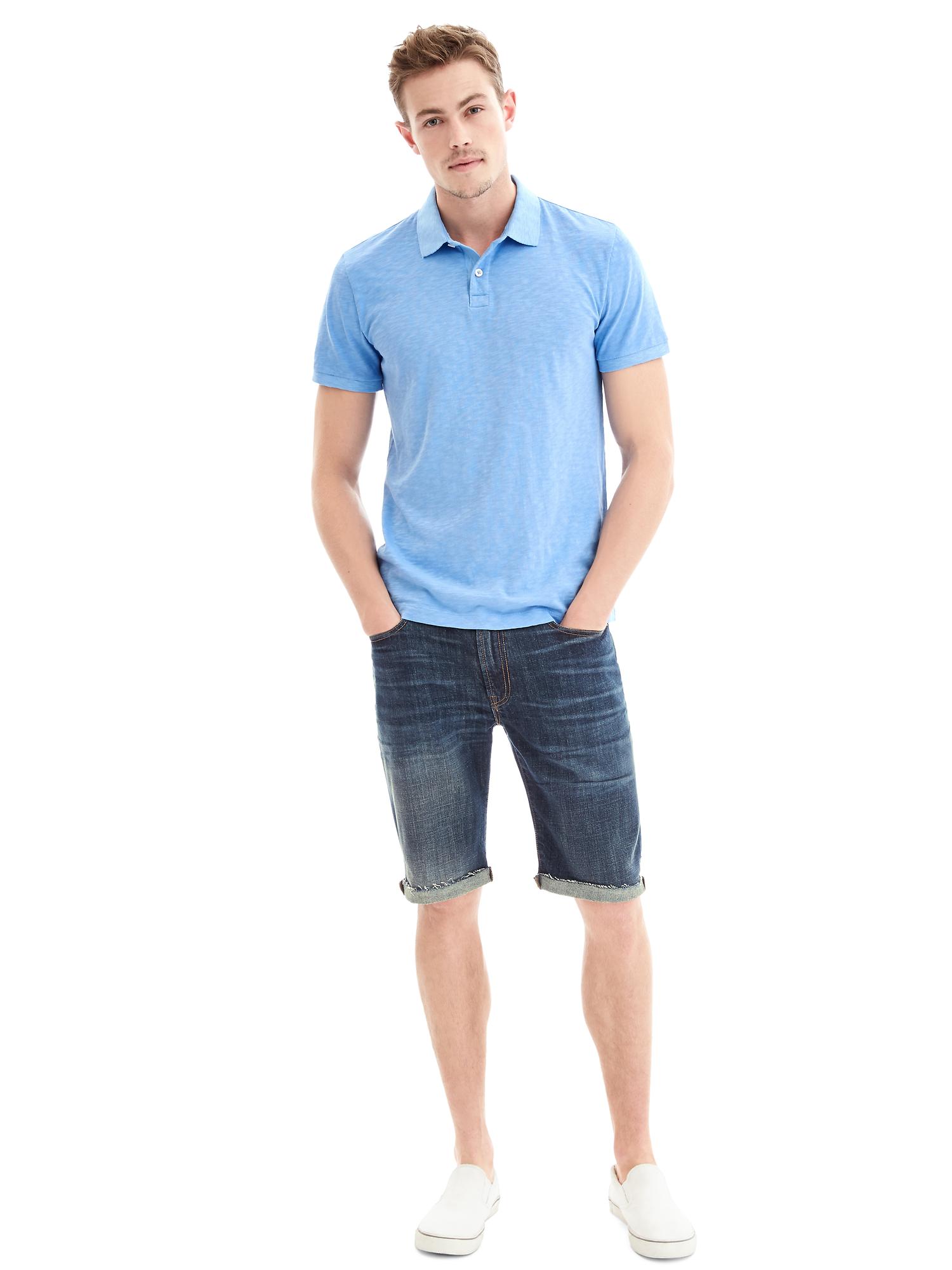 1969 slim fit denim shorts 10 Gap