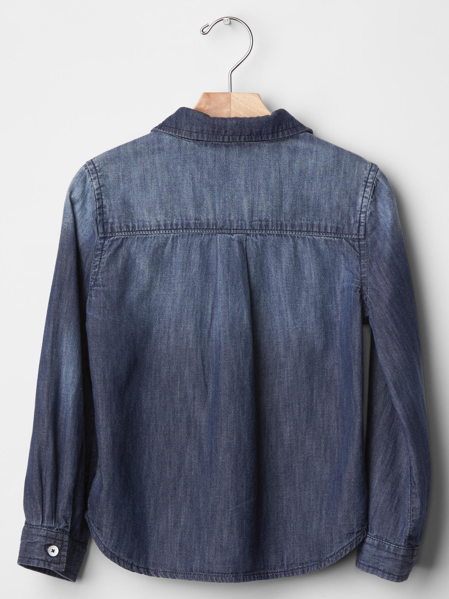 Gap clearance jean shirts