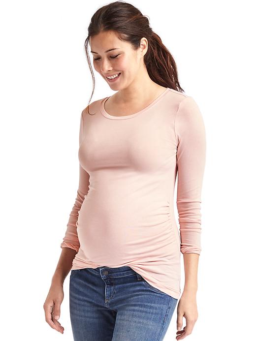 1 of 8 showing, with the color misty rose of product Maternity Pure Body T-Shirt