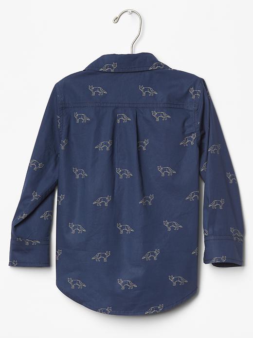2 of 8 showing, with the color night sky of product Fox shirt