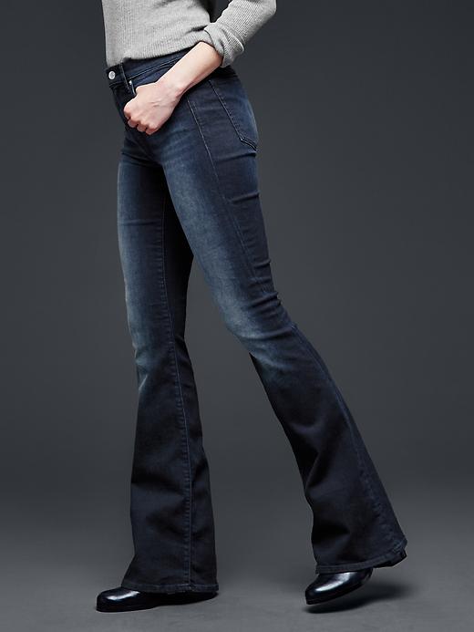 Image number 3 showing, STRETCH 1969 flare jeans