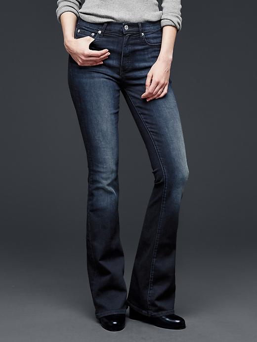 Image number 1 showing, STRETCH 1969 flare jeans