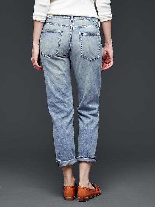 2 of 8 showing, with the color blue river of product 1969 sexy boyfriend jeans