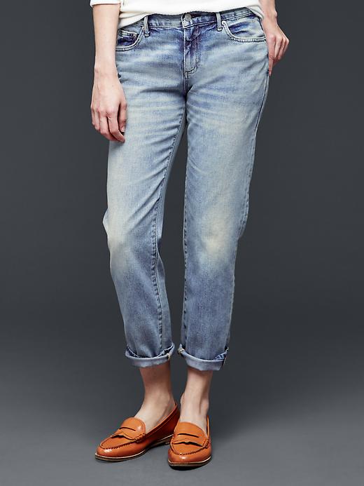 1 of 8 showing, with the color blue river of product 1969 sexy boyfriend jeans