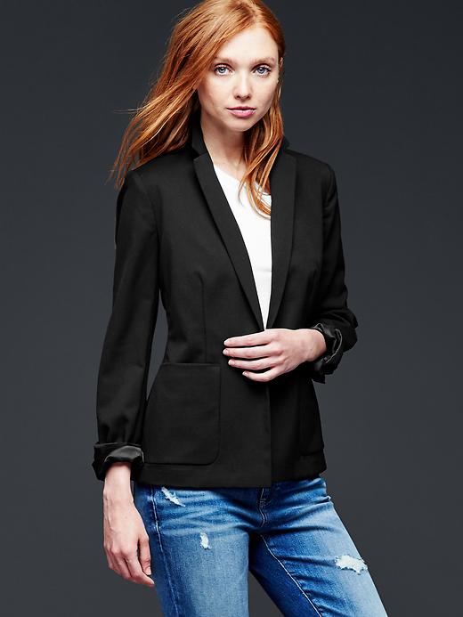 1 of 8 showing, with the color true black of product Modern blazer