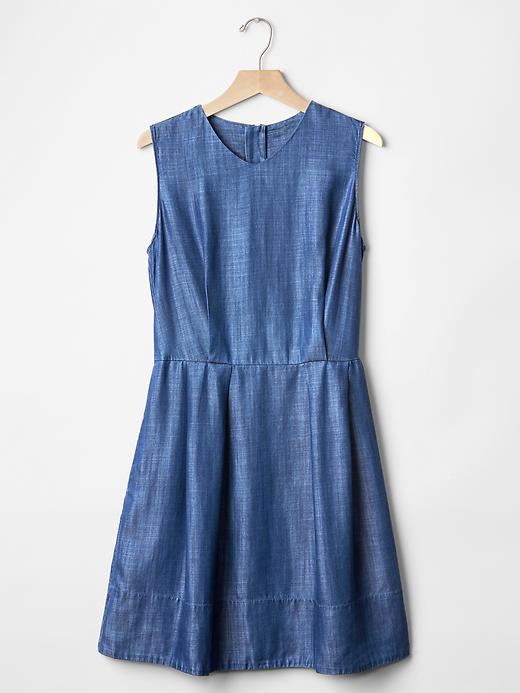 TENCEL denim fit & flare dress | Gap TENCEL denim fit & flare dress | Gap