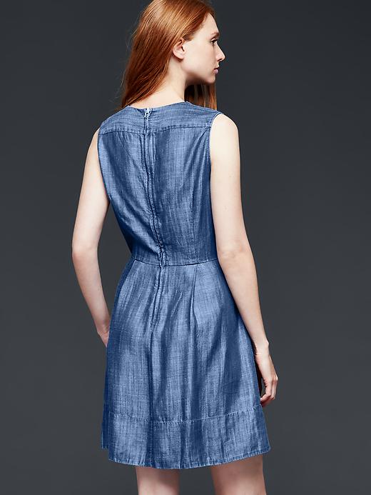 gap tencel denim dress Gap - Tencel chambray utility dress