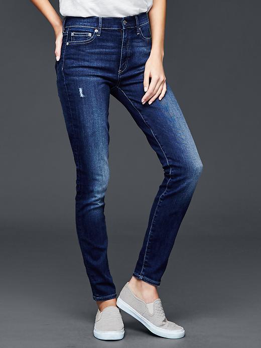 Image number 1 showing, 1969 resolution true skinny high-rise jean