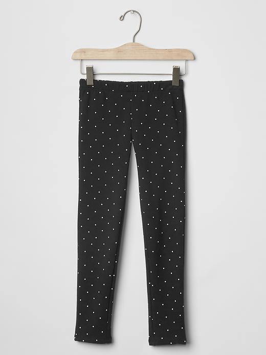 1 of 8 showing, with the color black dot of product Coziest leggings
