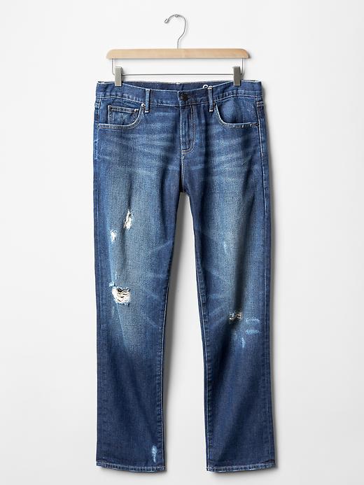 Image number 6 showing, 1969 destructed sexy boyfriend jeans