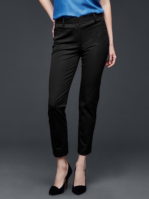 Image number 1 showing, Slim cropped pants