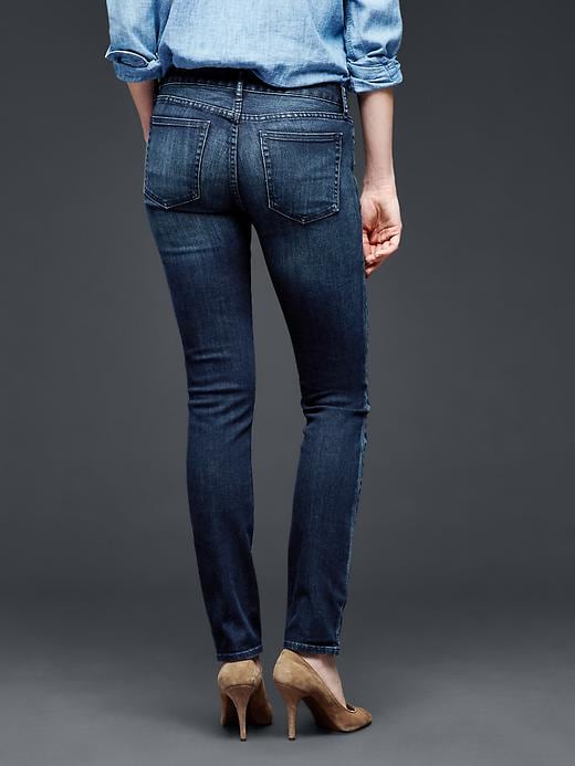 2 of 8 showing, with the color dark indigo of product 1969 deep indigo always skinny jeans
