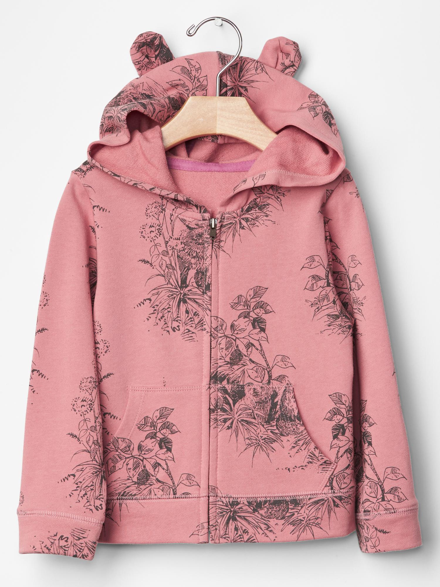 Printed cat hoodie Gap