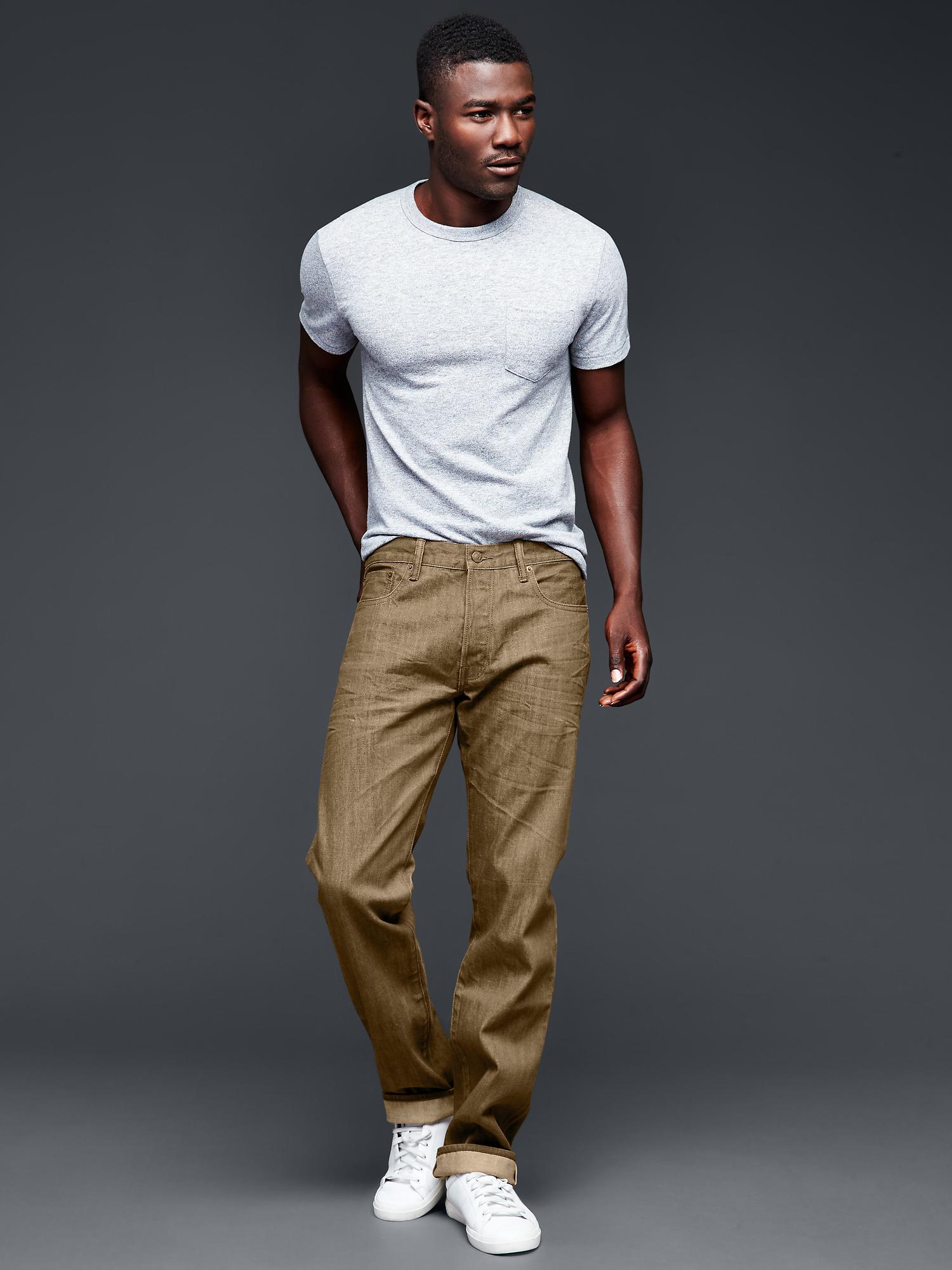 Straight fit jeans (stretch) | Gap