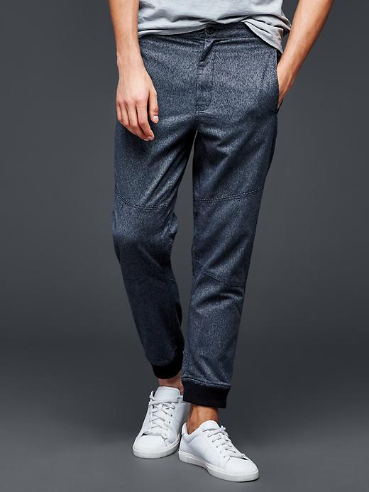 1 of 8 showing, with the color navy of product Dobby utility jogger