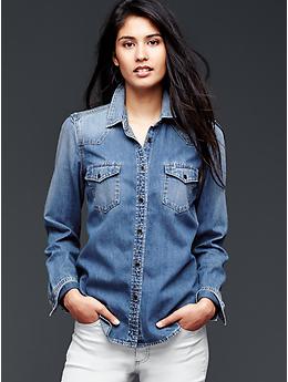 1969 denim western shirt | Gap 1969 denim western shirt | Gap