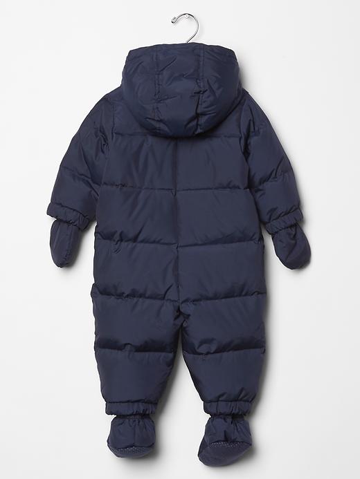 2 of 8 showing, with the color dark night of product Warmest down snowsuit