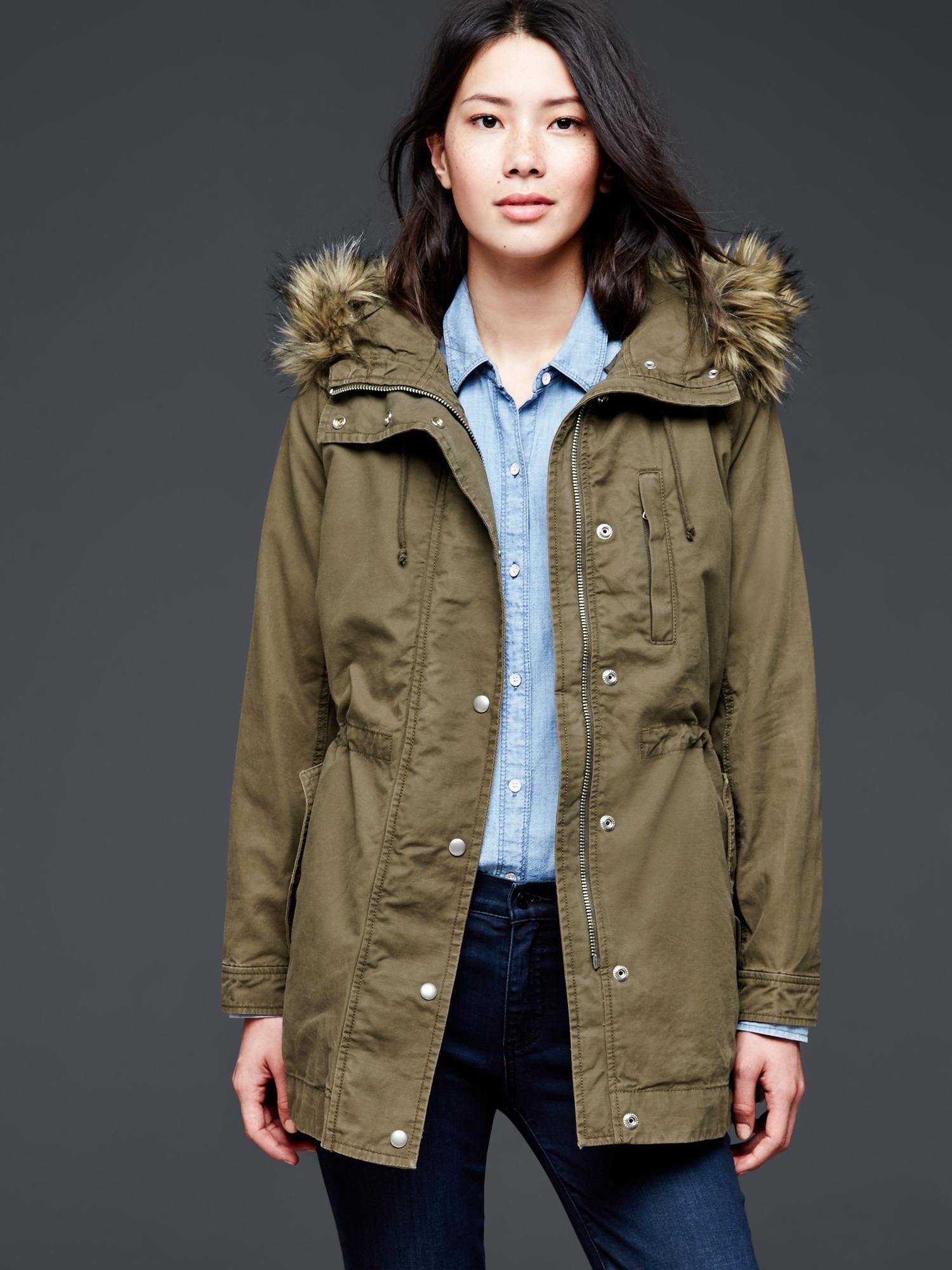 Sherpa lined parka