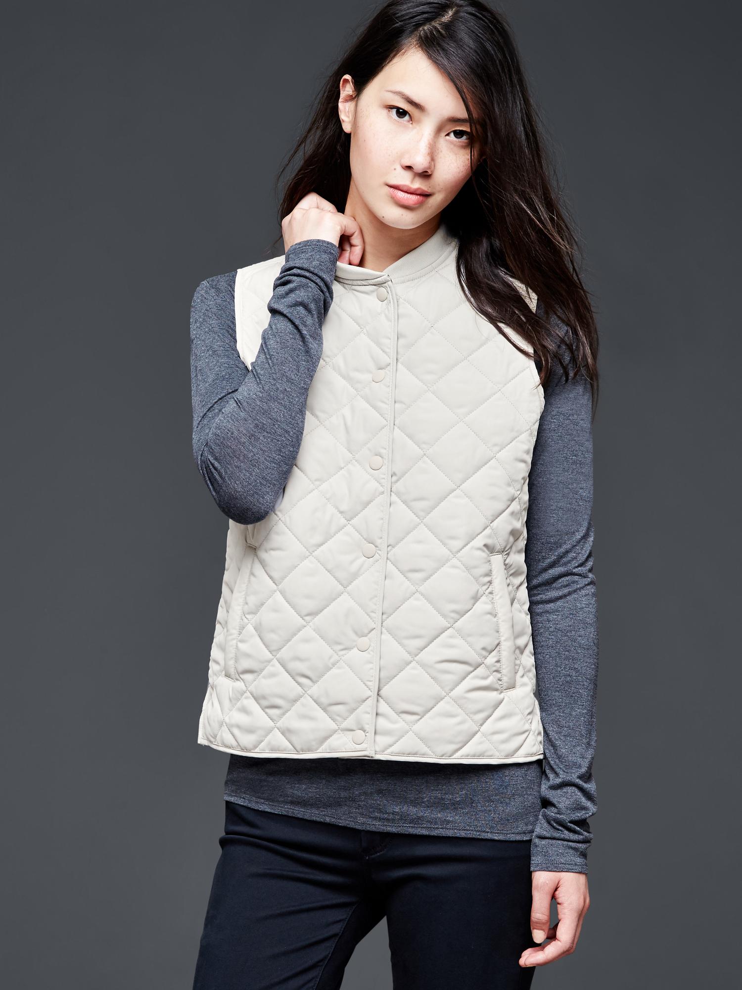 Quilted vest Gap