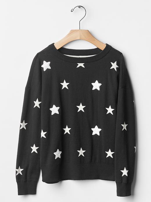 Embellished star sweater