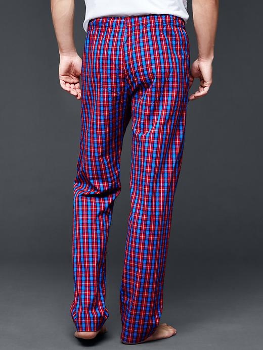 2 of 8 showing, with the color garnet of product Tartan PJ pant