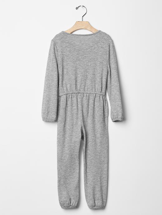 2 of 8 showing, with the color heather grey of product Marled jumpsuit