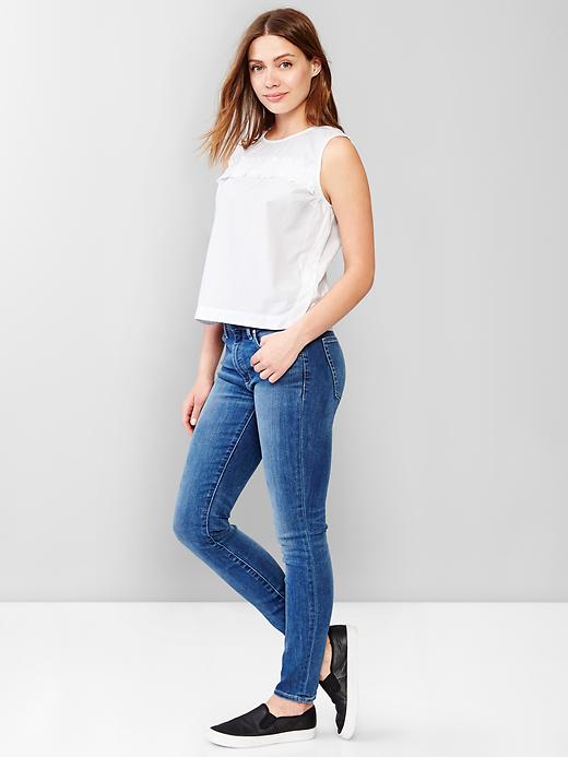Image number 4 showing, Poplin sleeveless top