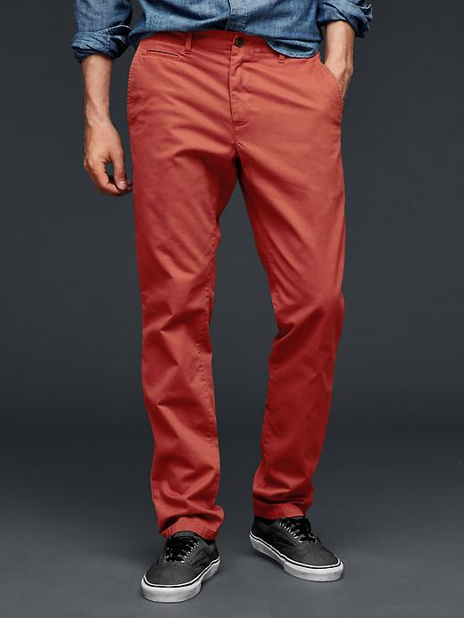 Lived-in slim khaki | Gap