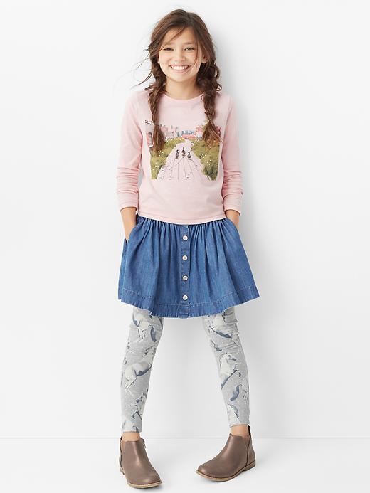 2 of 8 showing, with the color icy pink of product Embellished graphic tee