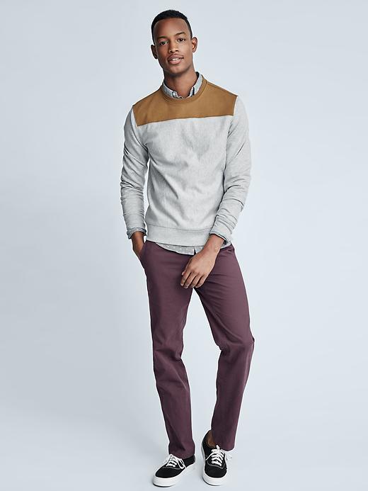 View large product image 2 of 2. Lived-in straight khaki