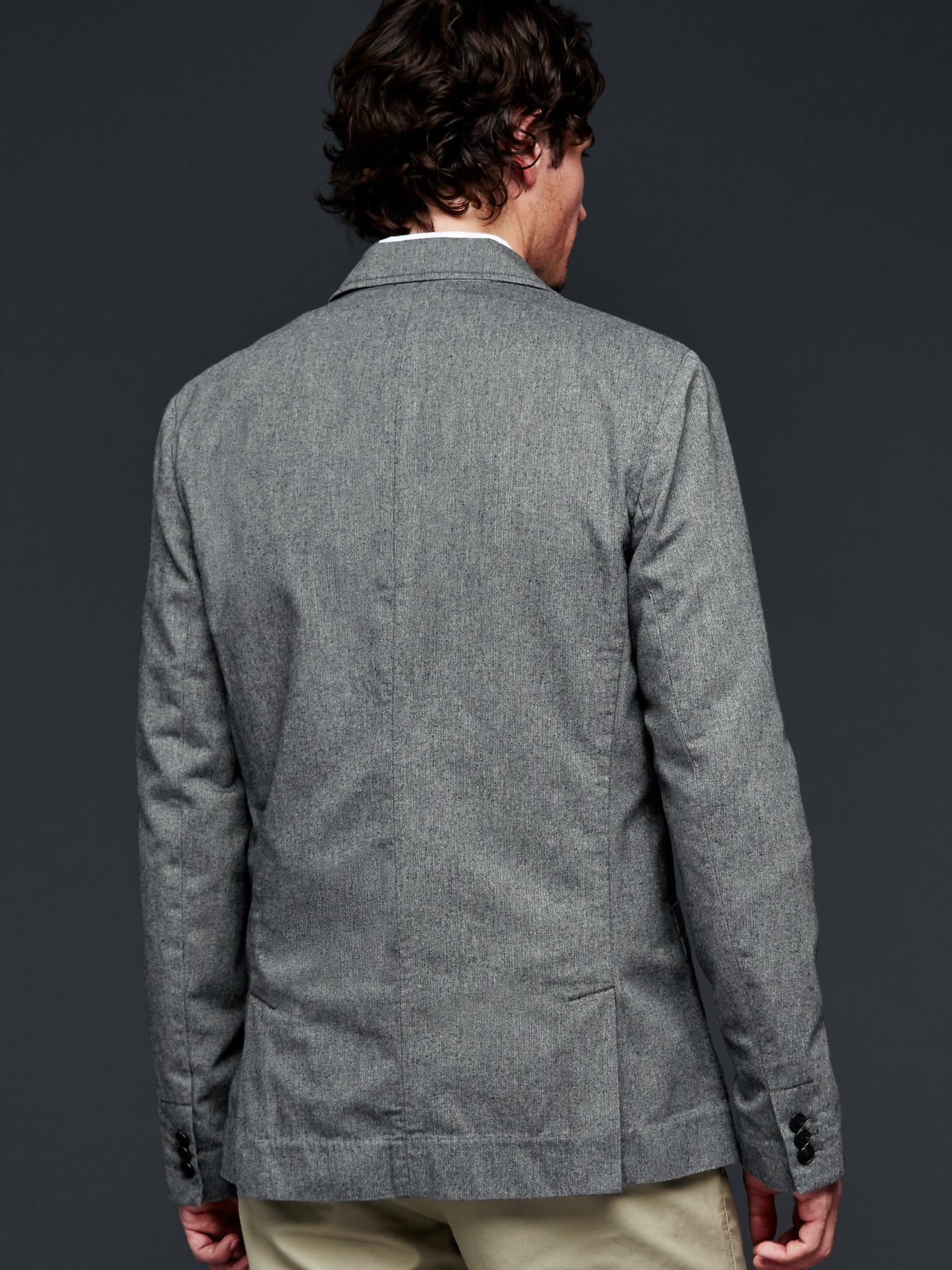 Herringbone blazer Gap