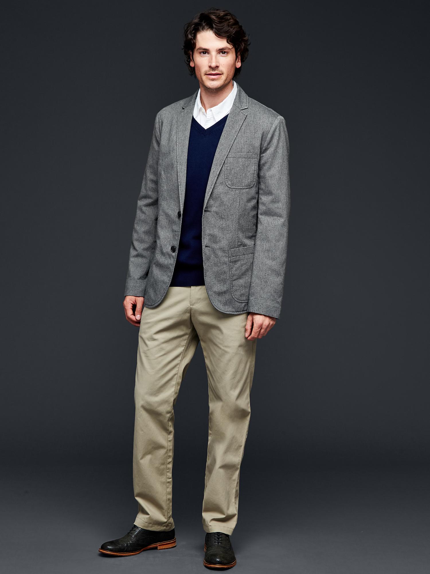 Gap herringbone blazer sales