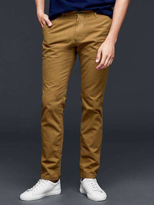 Image number 1 showing, Lived-in skinny khaki