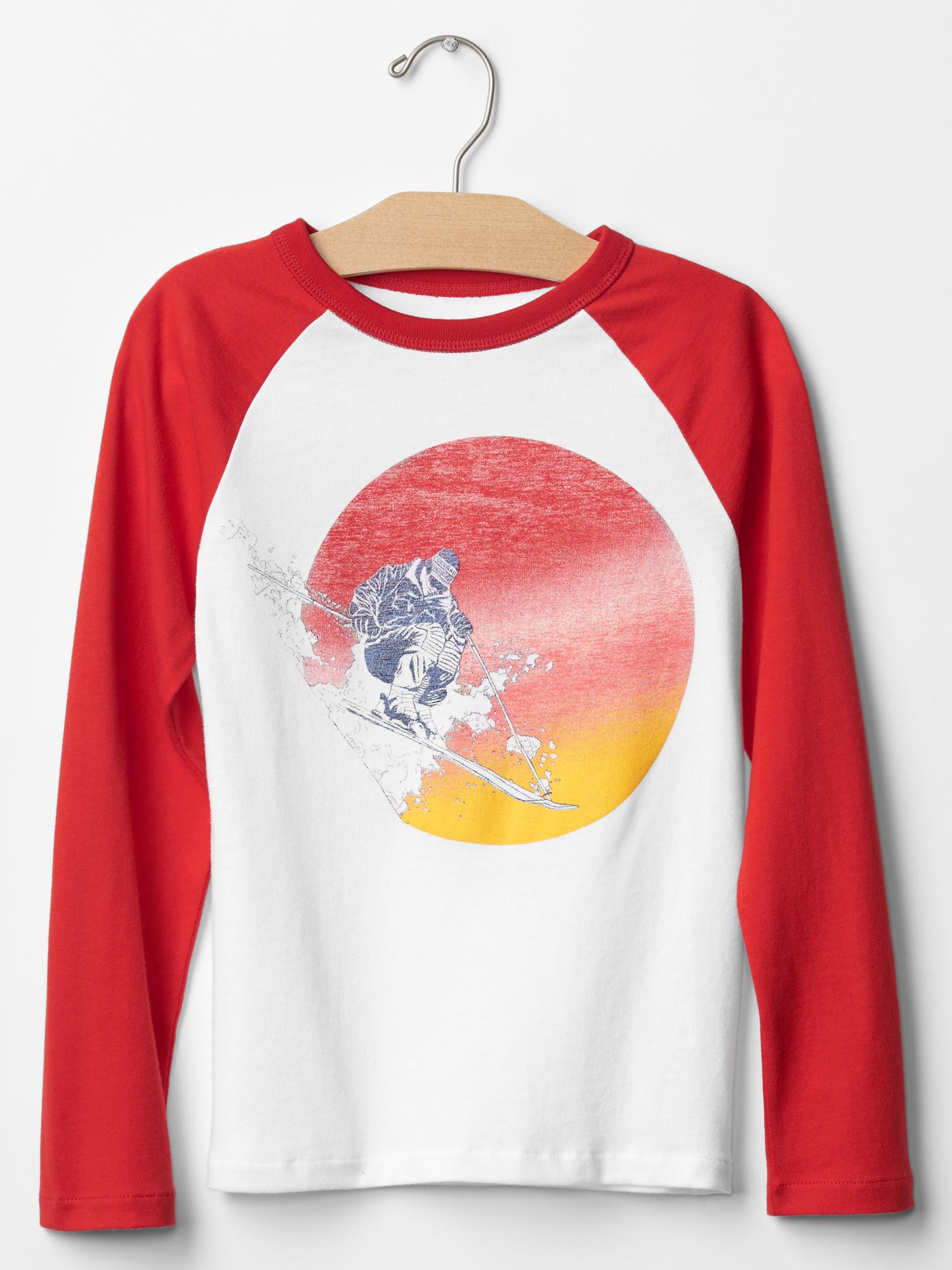 Graphic baseball tee Gap