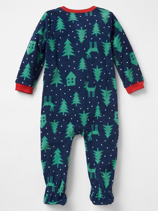 2 of 8 showing, with the color fresh green of product Festive tree footed one-piece