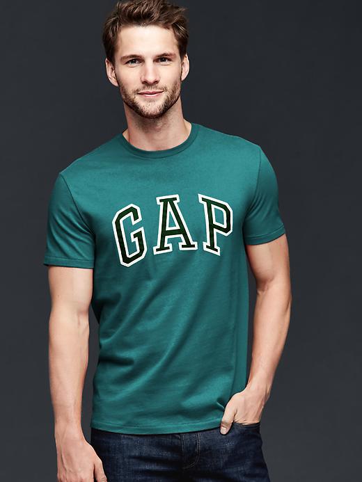 1 of 8 showing, with the color mallard of product Arch logo graphic t-shirt